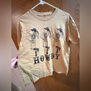Tan Graphic T-Shirt